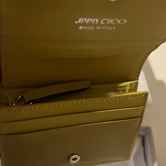 NWT Jimmy Choo Hanne Wallet in Citrus - Picture 5 of 6